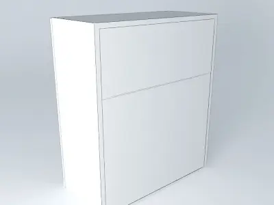 wooden cabinet 3D model