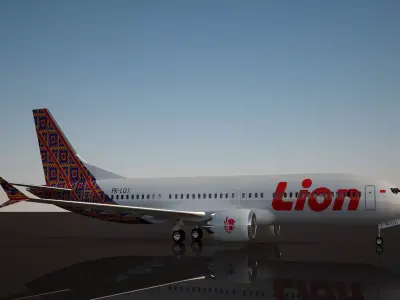 Lion Air Boeing 737 MAX 8 3D model