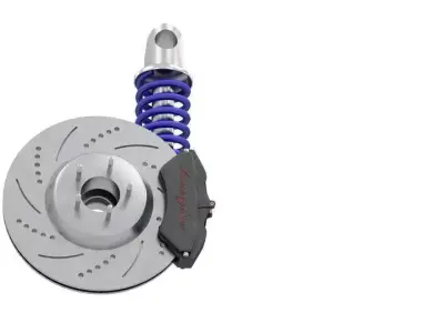 Disk Brake Free 3D model