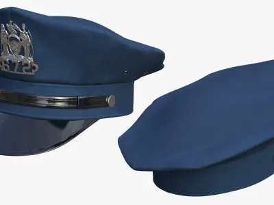 NYPD Police Officer Uniform 3D model