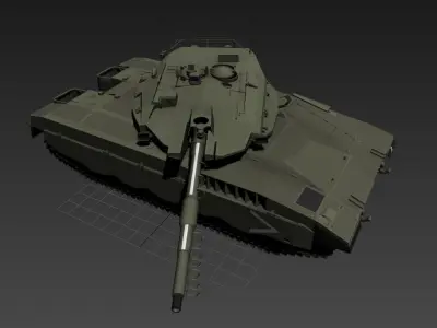 israel merkava 3  3D model
