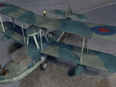 Supermarine Walrus Mk-1 3D model