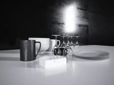 High Quality Realistic Props - Interior Design Free 3D model