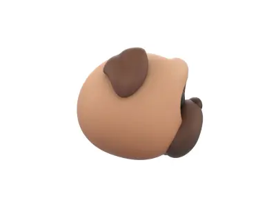 Prop164 Pug Head 3D model