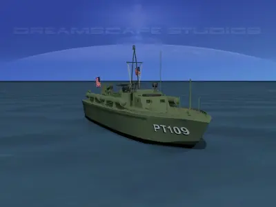 Elco PT Boat PT-109 3D model