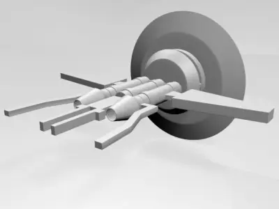 Space Transport 01 3D model