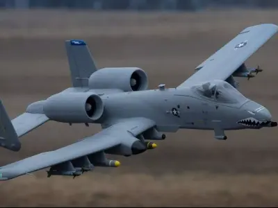 Fairchild Republic A-10 3D model