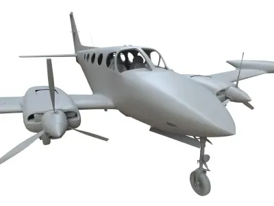 Cessna airplane 3D model