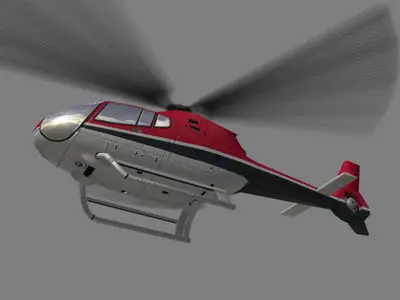 Colibri V4 Helicopter Low-poly 3D model