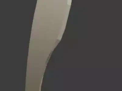 KUK-RI machete with three skins Free low-poly 3D model