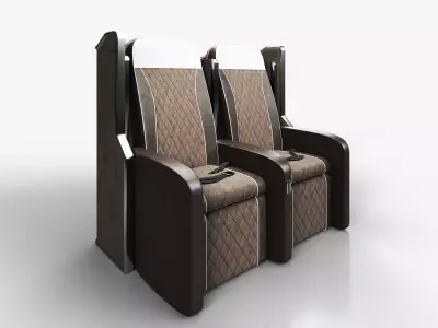 Business Class Passenger Seat Vray 3D model 3D model