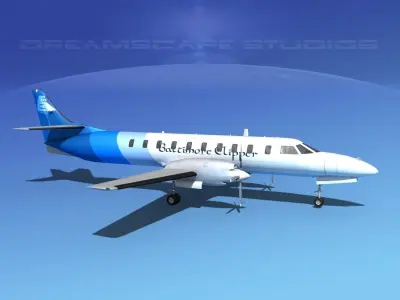 Swearingen SA226 Baltimore Clipper 3D model