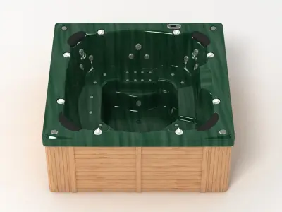 Whirlpool 4 Person Hot Tub 3D model