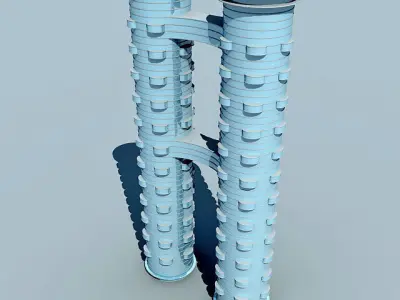 3D Architectural Building 73 3D model