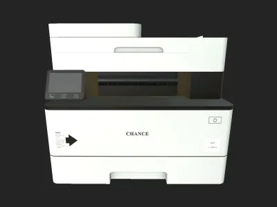 Printer Low-poly 3D model