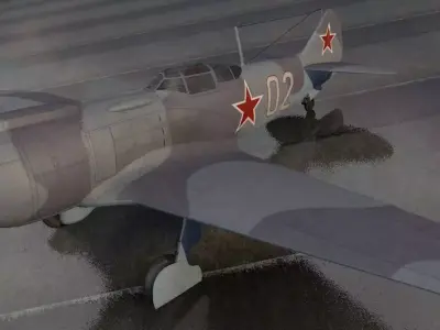 Lavochkin La-5FN 3D model