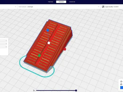 scifi exhaust spaceship 3D print model purchase