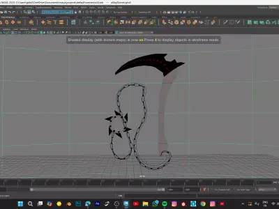 SWORD MODEL Low-poly 3D model