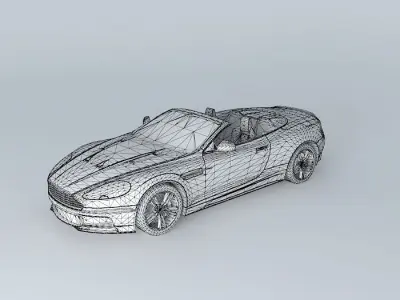 Aston Martin DBS Volante 2010 Free 3D model