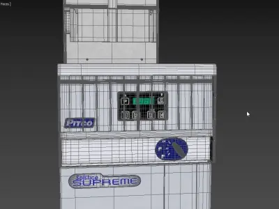 Commercial Pasta Cooker Pitco Frialator SSPE14 3D model