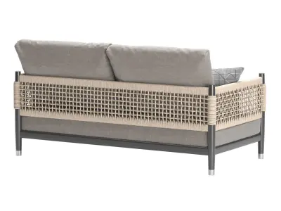 Contemporary Minimalist Sofa 3D model
