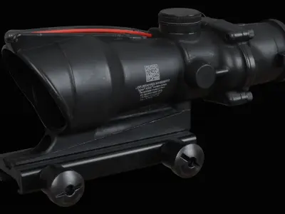 Trijicon ACOG4X32 Low-poly 3D model