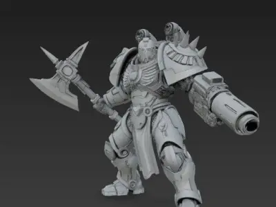 3D Printable Iron Oath Guardian Heavy Infantry Armor 3D model