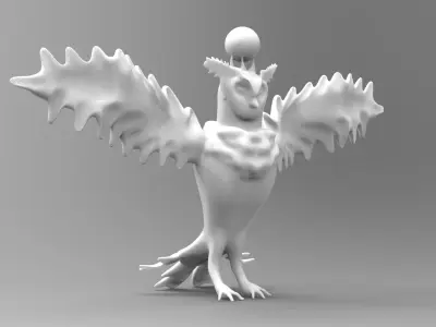 King Owl  3D model