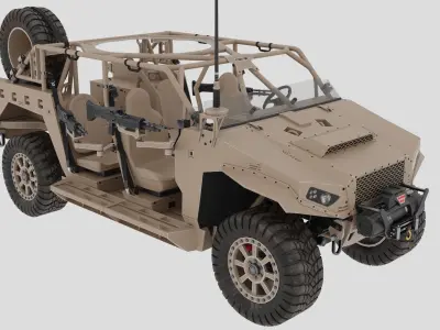 Polaris Dagor A1  Low-poly 3D model