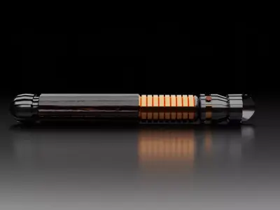 Lightsaber Hilt Free 3D model