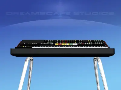 Yamaha cs80 3D model