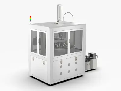 Automatic High Precision Glass Polishing Machine 3D model