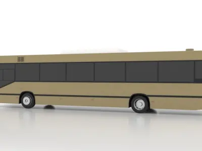 Avtomontaza - MAN A12 EL262 Low Low-poly 3D model