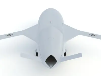 Skyborg - THE AI WINGMAN - Low-poly 3D model