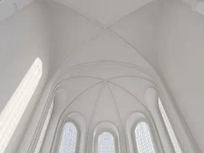 medieval palace 3D model