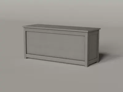 POLYWOOD Console Table - 7 COLORS Low-poly 3D model