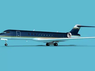 Bombardier Global 7000 V13 3D model