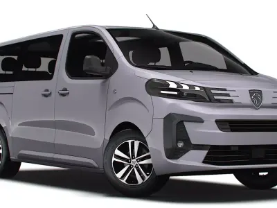 Peugeot e Traveller L3 2024 3D model