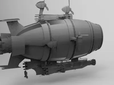 Zeppelin Airship 3D model