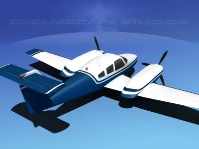 Piper Turbo Seminole V01 3D model