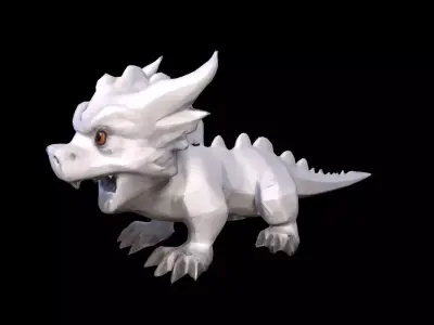 Falkor Dinosaur 3d Model 3D model