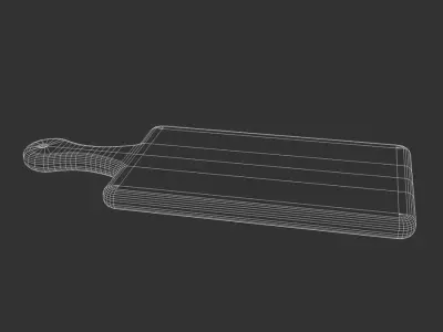  Timber Cutting Board Model, Dark Tan 