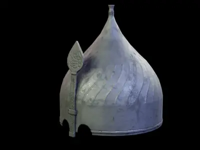 Ottoman Turban Helmet Low-poly 3D model