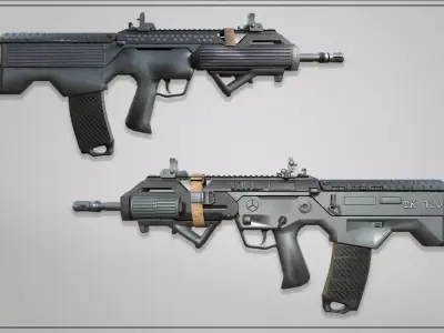 ASSAULT RIFLE  3D model