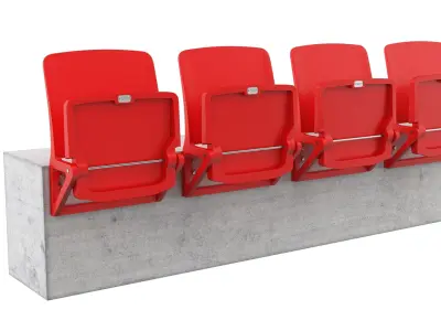Stadium Seats 3D model buy