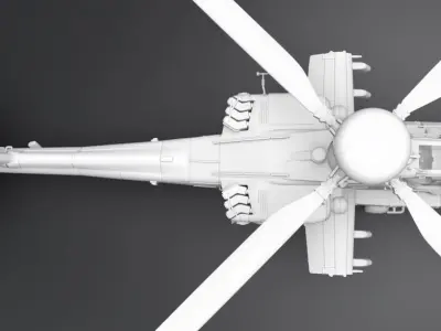 Apache AH64 Longbow Scale model 3D print model