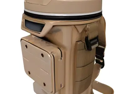 Tactical Insulated Hydration Container 3D model