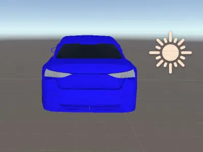 3D Low-Poly Car Model Free low-poly 3D model