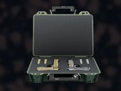 NZ PT-9M Pistol Free low-poly 3D model