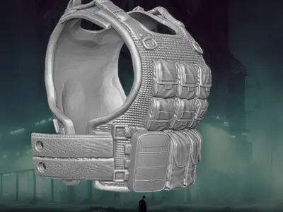 Carlos Oliveira Resident Evil Fan Art 3D File For Action Figures 3D print model